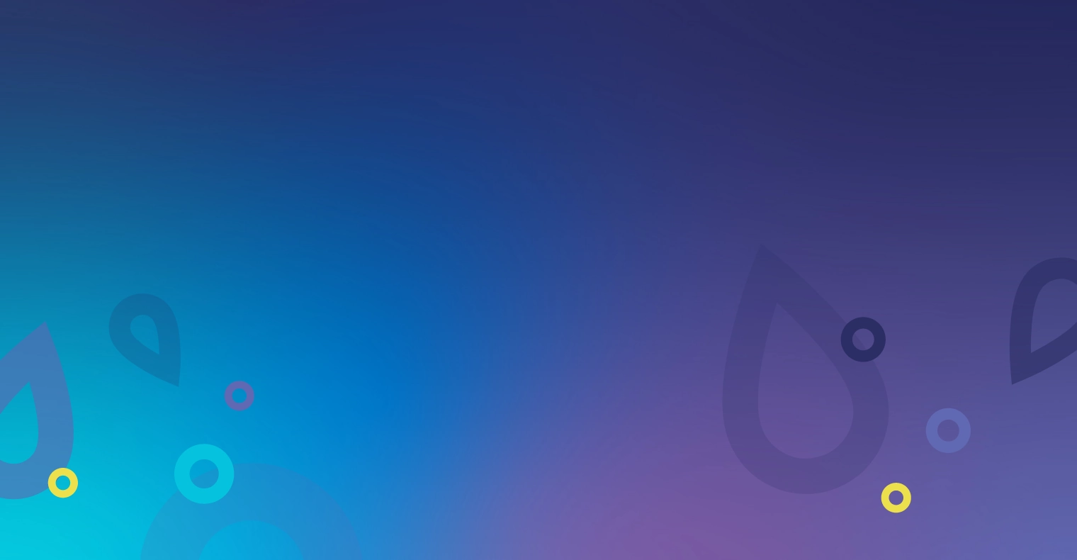A banner of Lytho asset management software with gradient color and elements