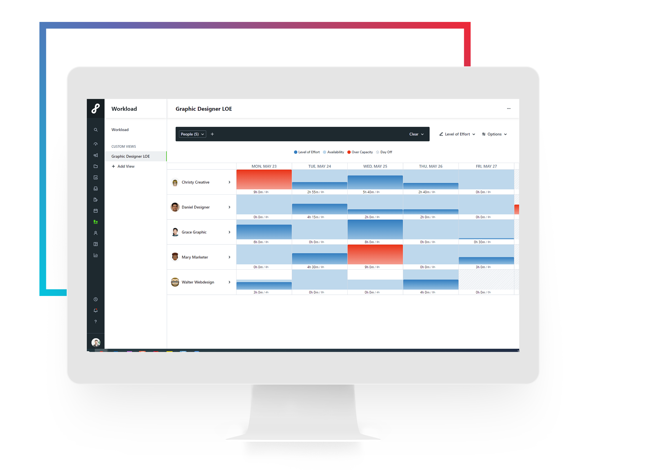 Resource Management Software Calendar