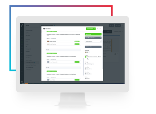 Review + Approval Review Completed online proofing