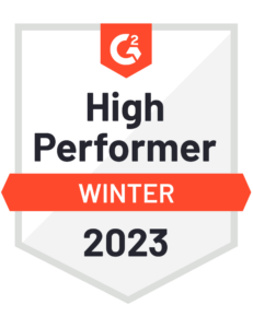 G2 High Performer Winter 2023