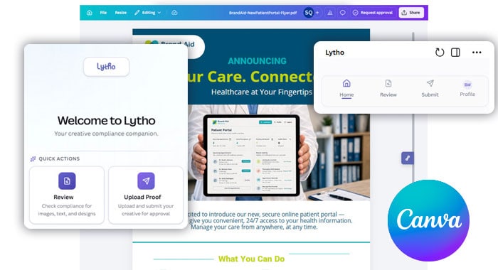 Lytho canva extension