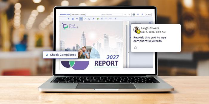 Project in review by Lytho on laptop