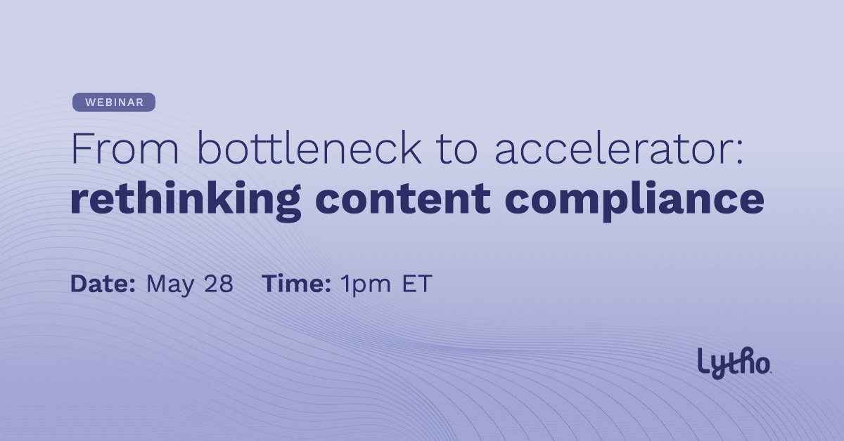 From bottleneck to accelerator: rethinking content compliance